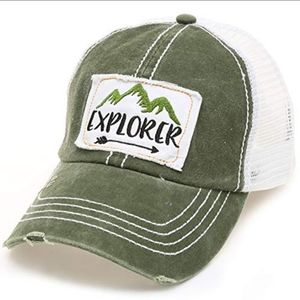 Green Explorer Trucker Hat